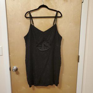 Forever 21 black lace dress